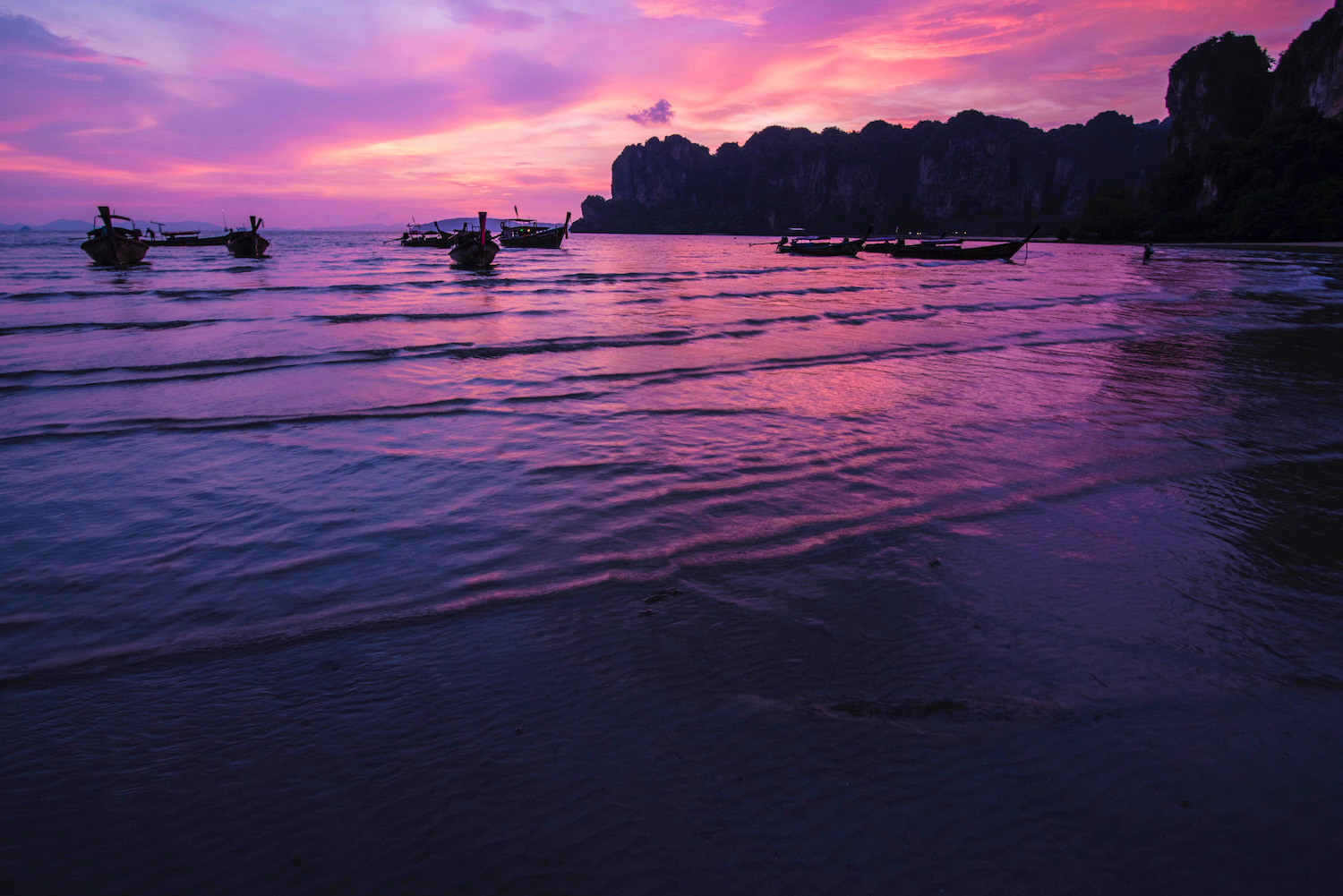 Railay Sunset, Railay, Thailand